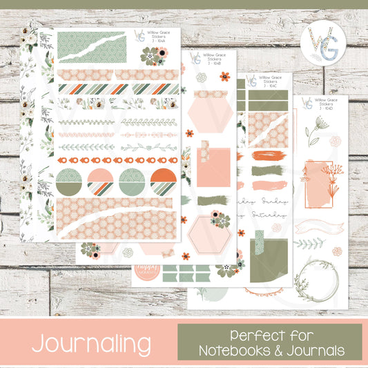 Journaling  Stickers • Planner Stickers • JOUR-104