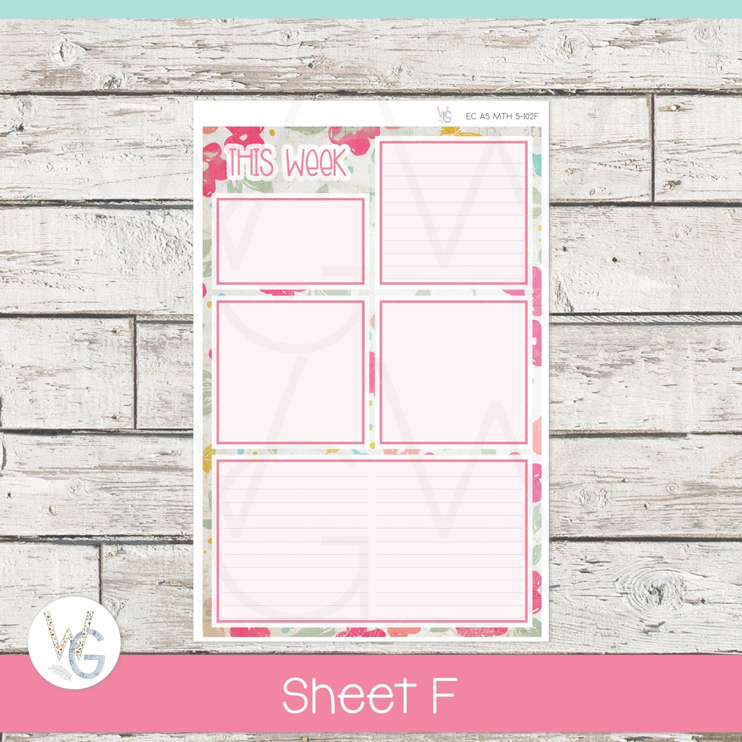 EC A5 Daily Duo Sticker Kit • DD5-102