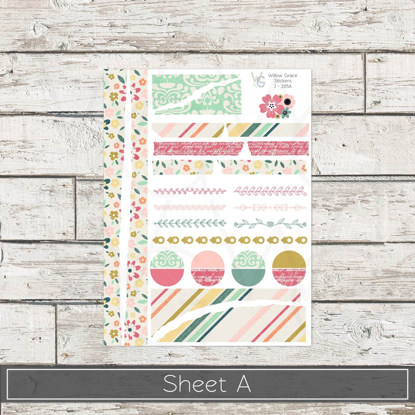 Journaling  Stickers • Planner Stickers • JOUR-205