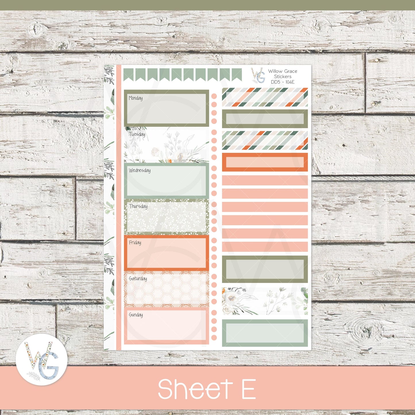 EC A5 Daily Duo Sticker Kit • DD5-104