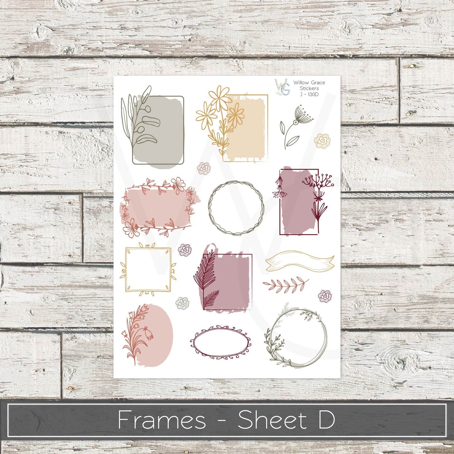 Journaling  Stickers • Planner Stickers • JOUR-130