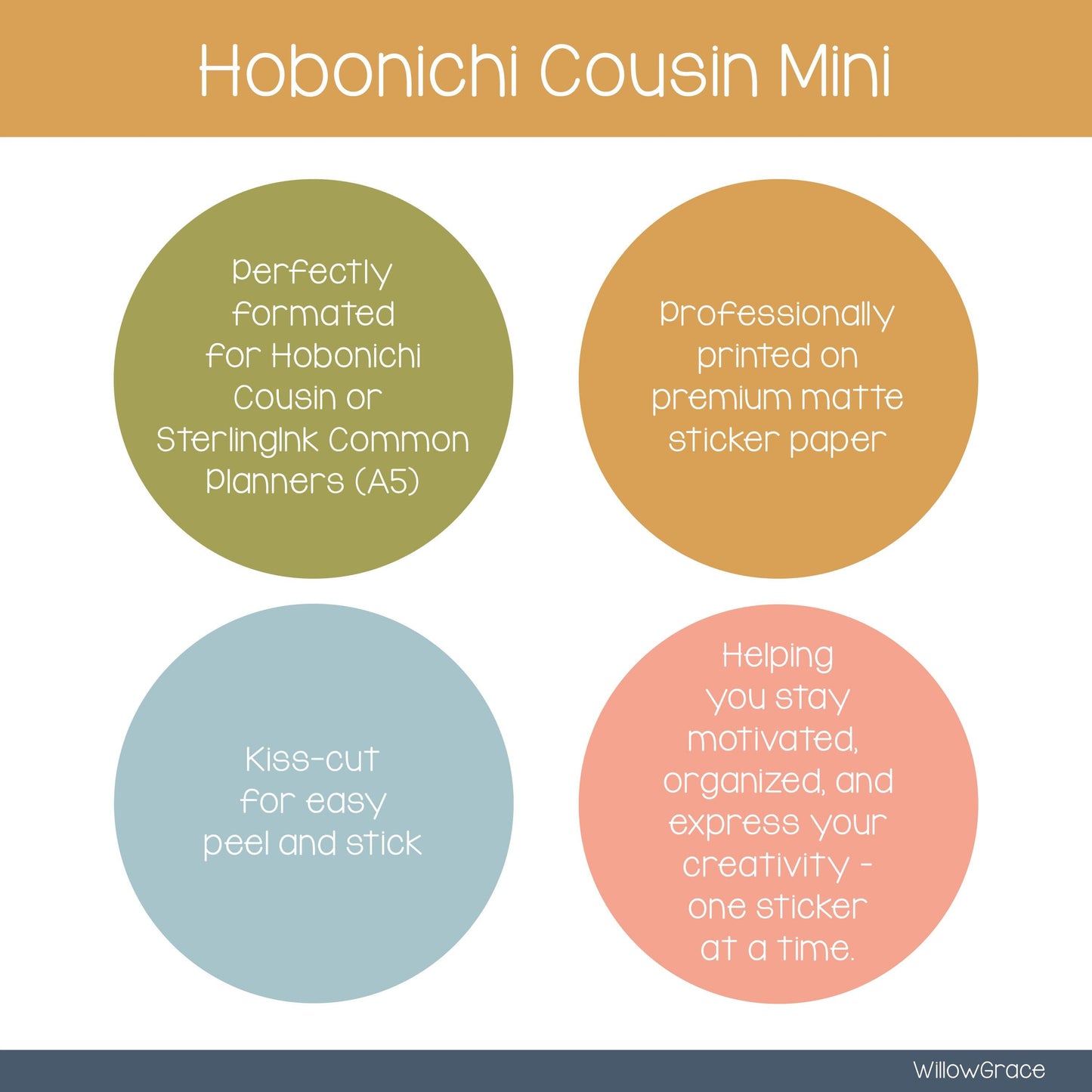 Hobonichi Cousin (A5) Mini Weekly • HWmini-110