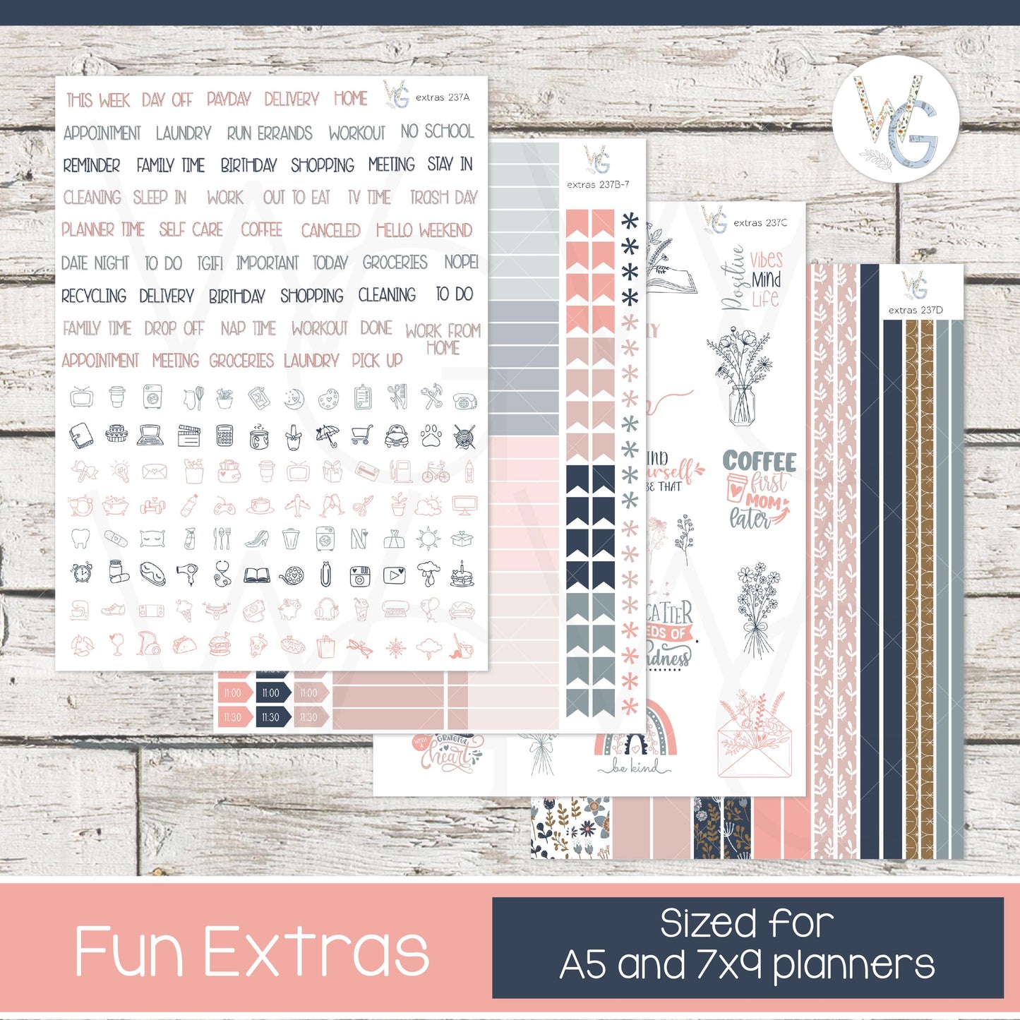 Planner Stickers • Extras • Icons • Planner Stickers • EX-237