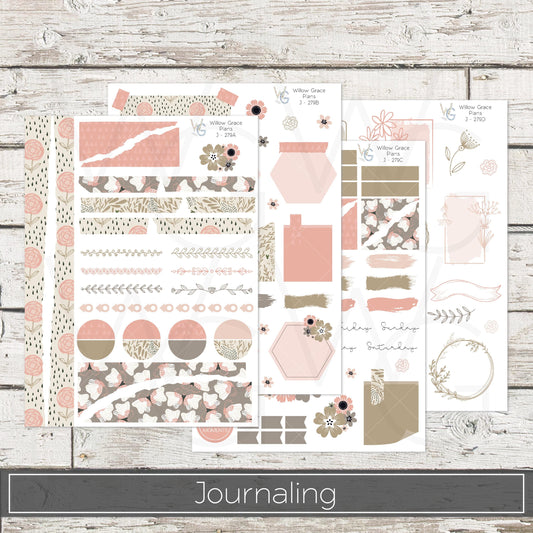 Journaling  Stickers • Planner Stickers • JOUR-279