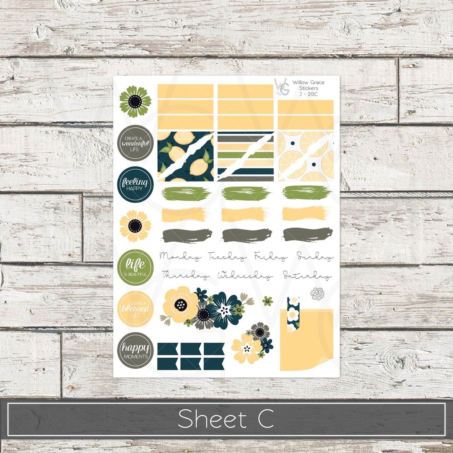 Journaling  Stickers • Planner Stickers • JOUR-210