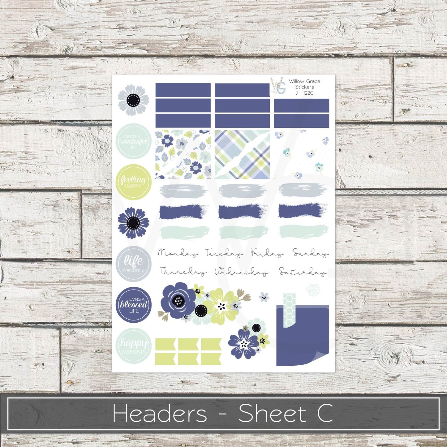 Journaling  Stickers • Planner Stickers • JOUR-122