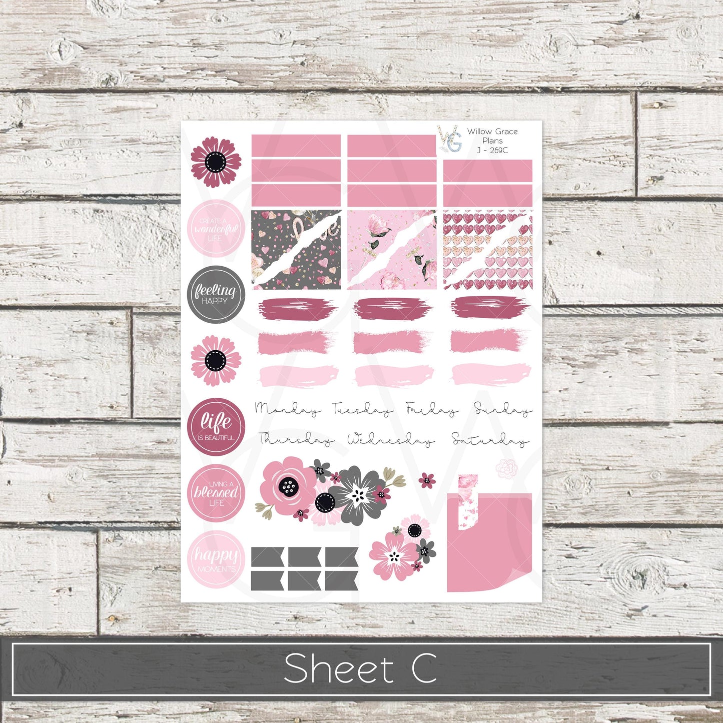 Journaling  Stickers • Planner Stickers • JOUR-269