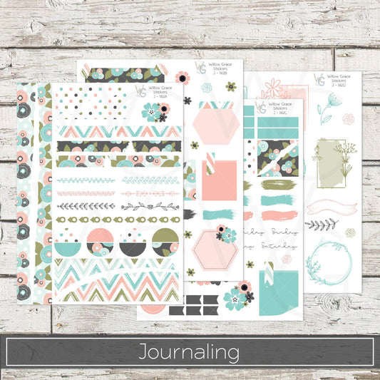 Journaling  Stickers • Planner Stickers • JOUR-182
