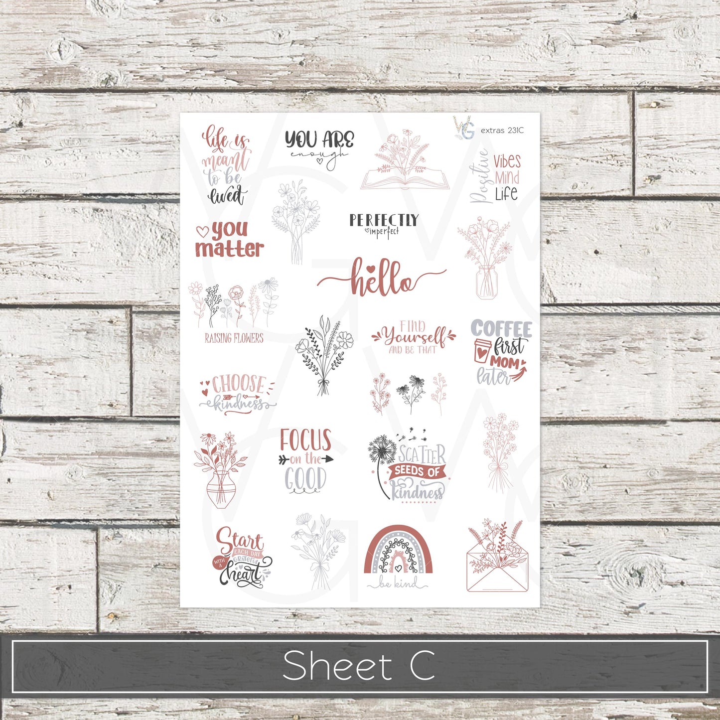 Planner Stickers • Extras • Icons • Planner Stickers • EX-231