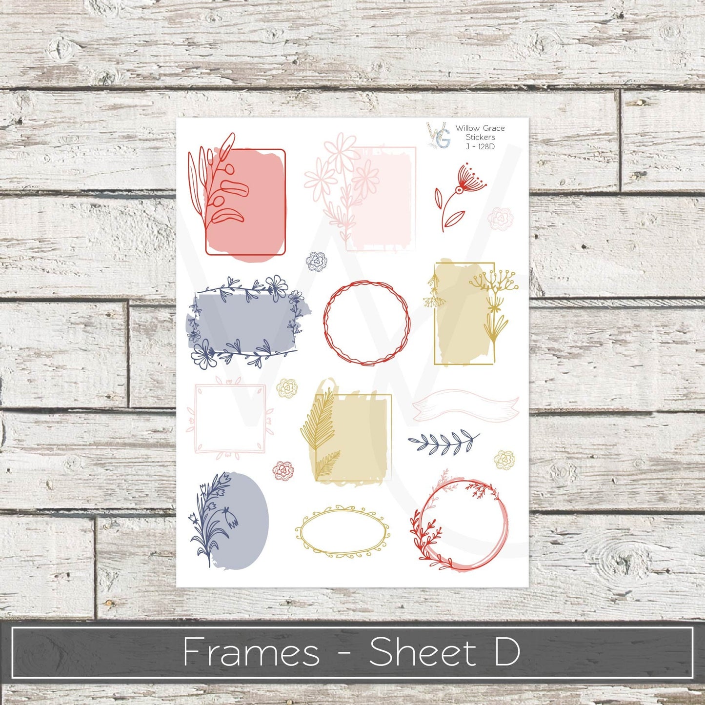 Journaling  Stickers • Planner Stickers • JOUR-128