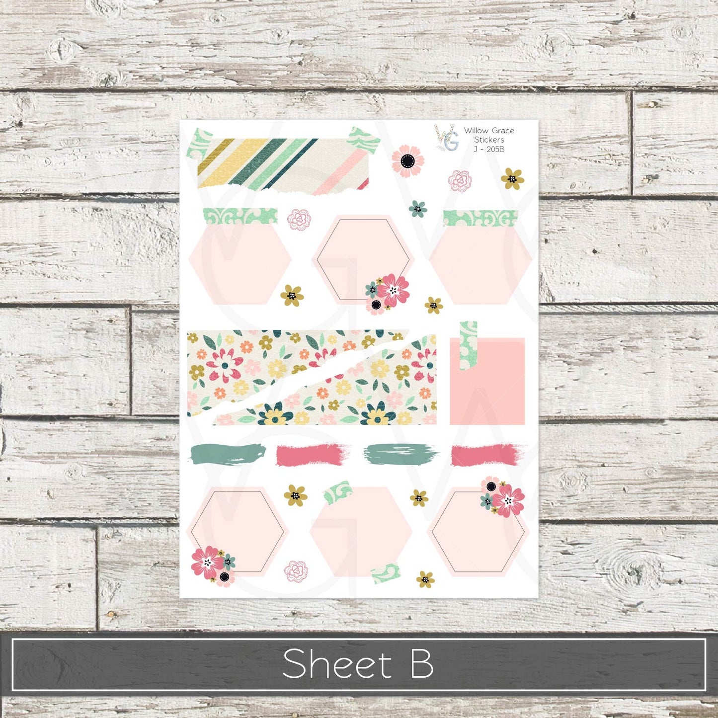Journaling  Stickers • Planner Stickers • JOUR-205