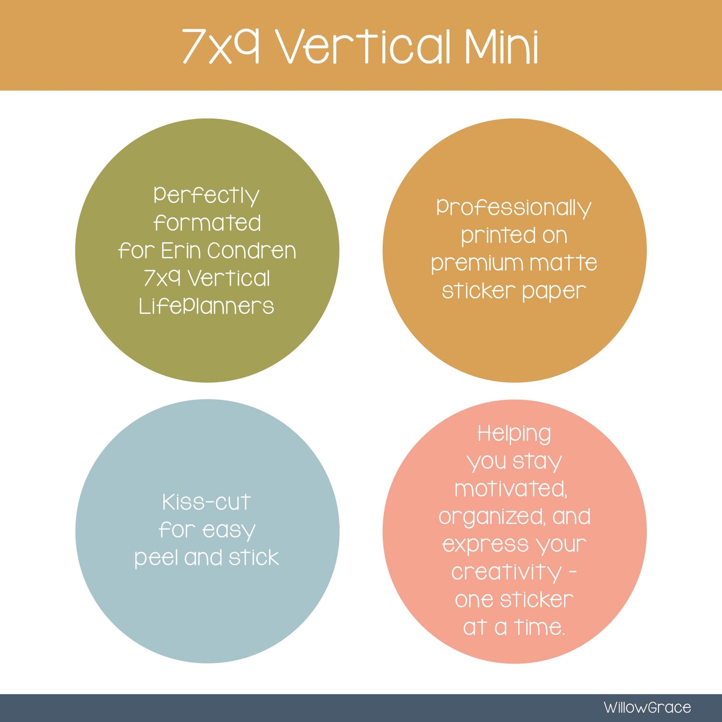 EC 7x9 Vertical Mini Sticker Kit • VM7-102