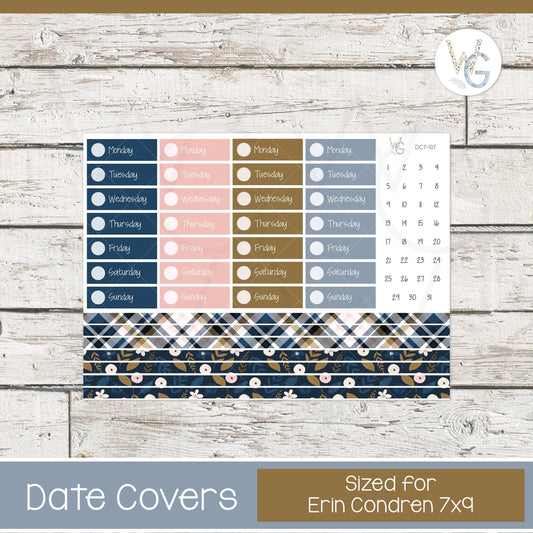 Date Covers • Planner Stickers • DC7-107