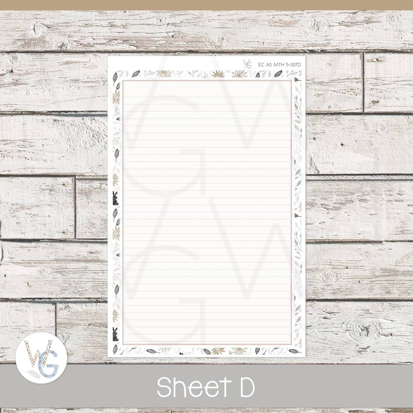 EC A5 Monthly Planner Stickers • ECM5-307