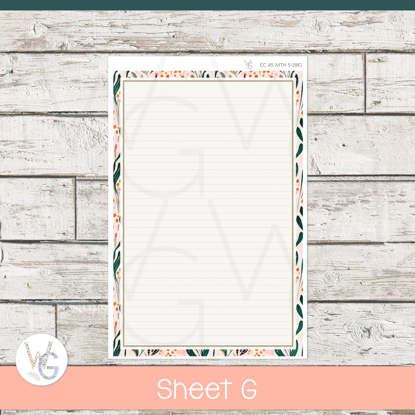 EC A5 Daily Duo Sticker Kit • DD5-281
