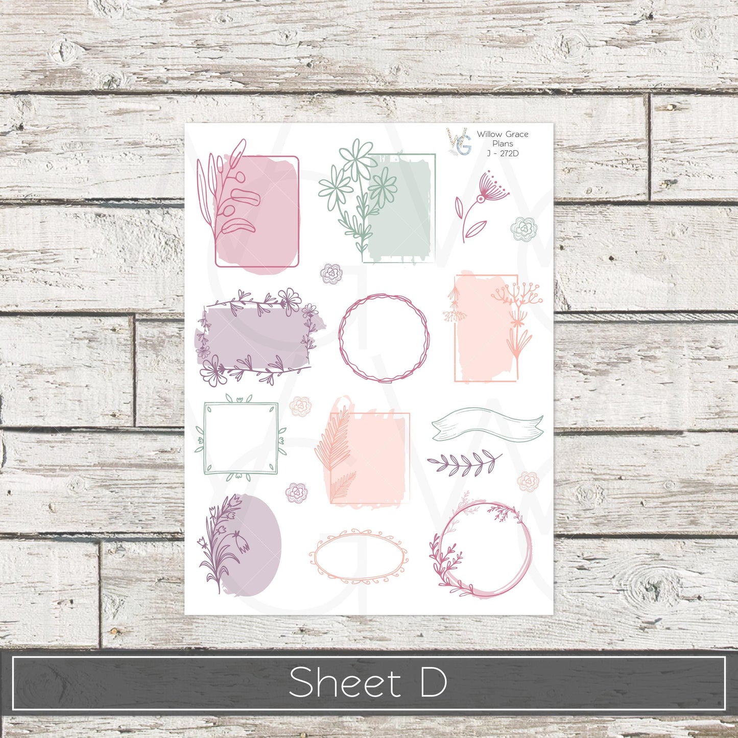 Journaling  Stickers • Planner Stickers • JOUR-272