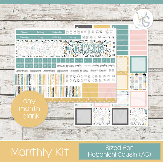 Hobonichi Cousin (A5) Monthly Planner Stickers • HM-114