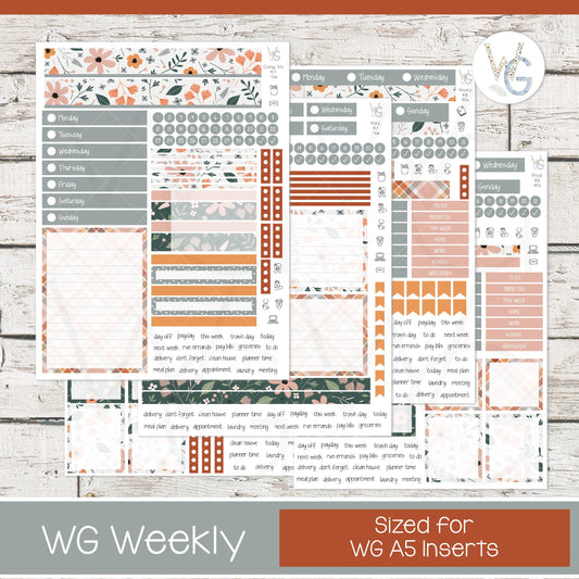 WG A5 Weekly Planner Stickers • WGW5-110