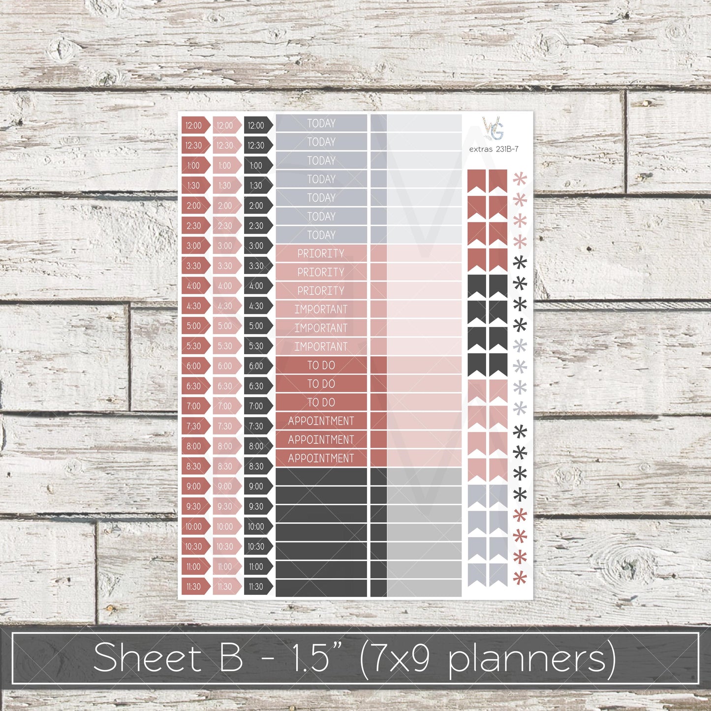 Planner Stickers • Extras • Icons • Planner Stickers • EX-231