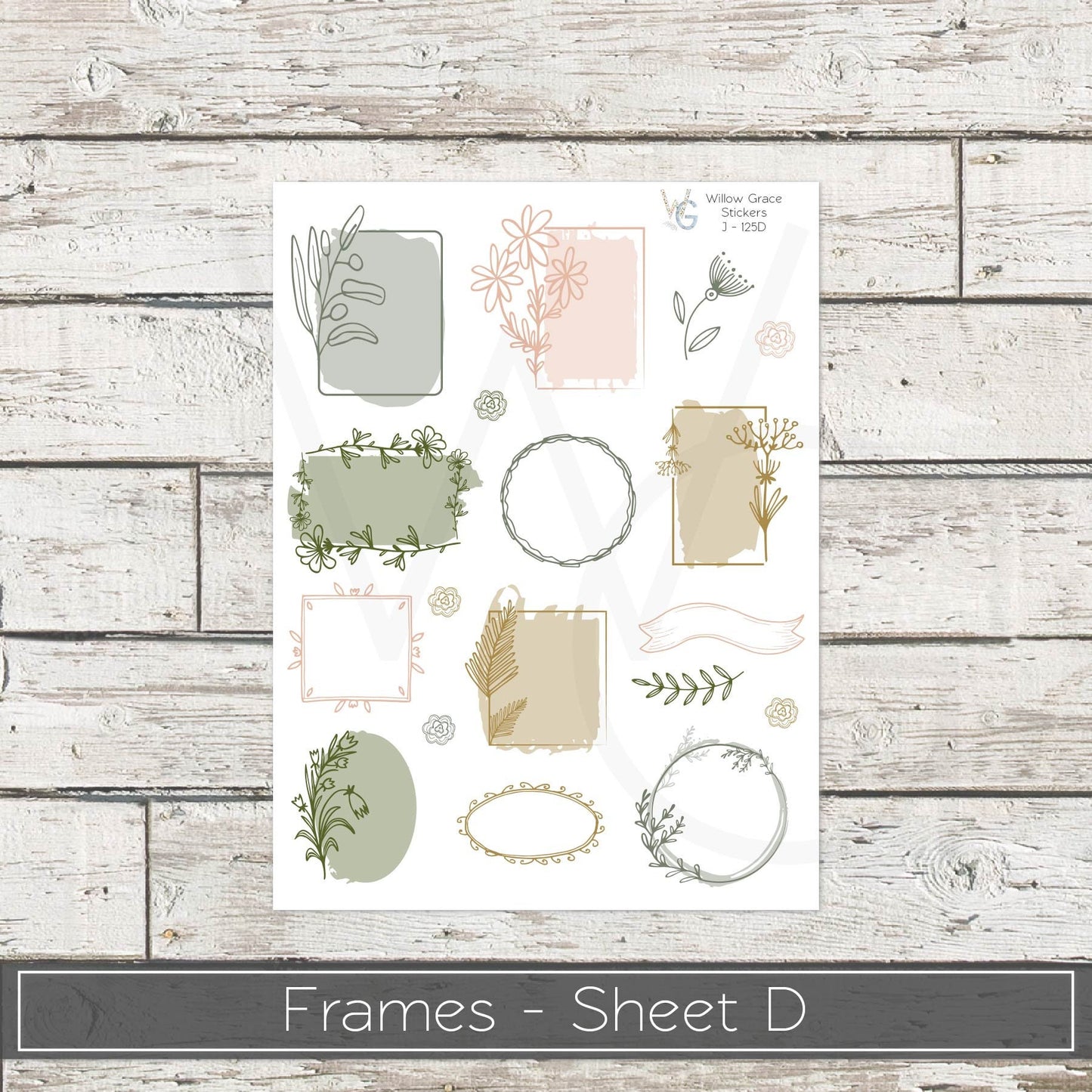 Journaling  Stickers • Planner Stickers • JOUR-125