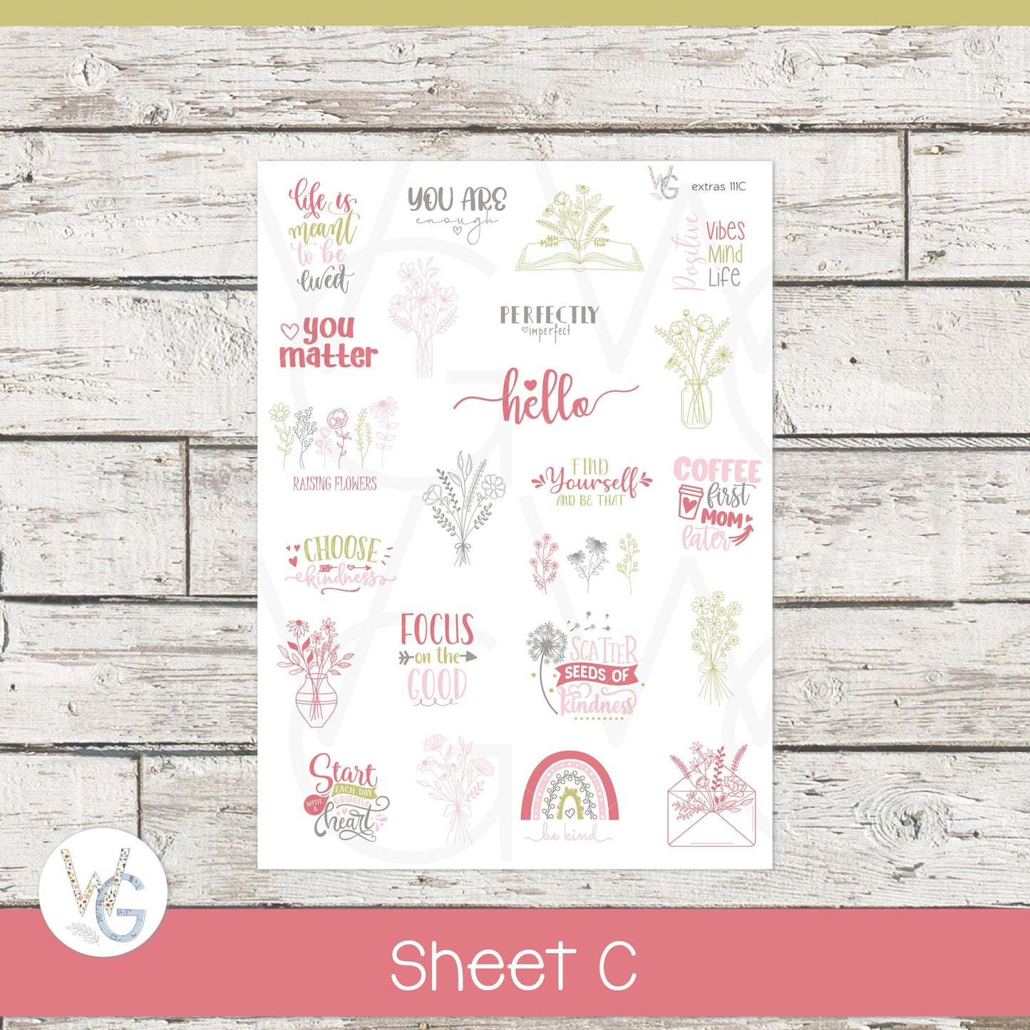 Planner Stickers • Extras • Icons • Planner Stickers • EX-111