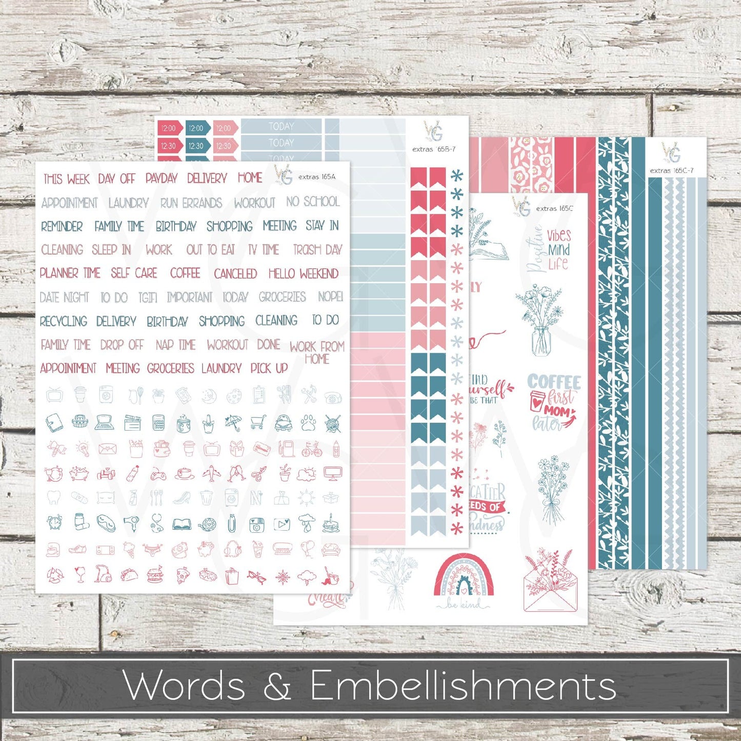 Planner Stickers • Extras • Icons • Planner Stickers • EX-165