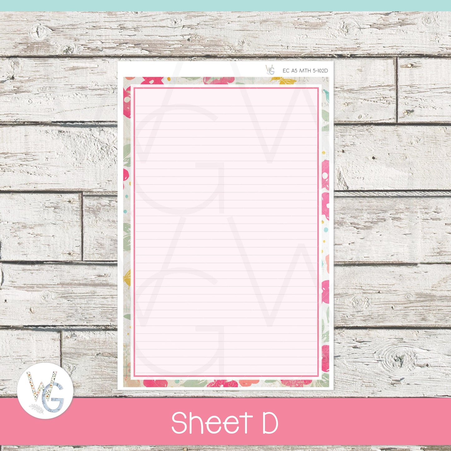EC A5 Monthly Planner Stickers • ECM5-102