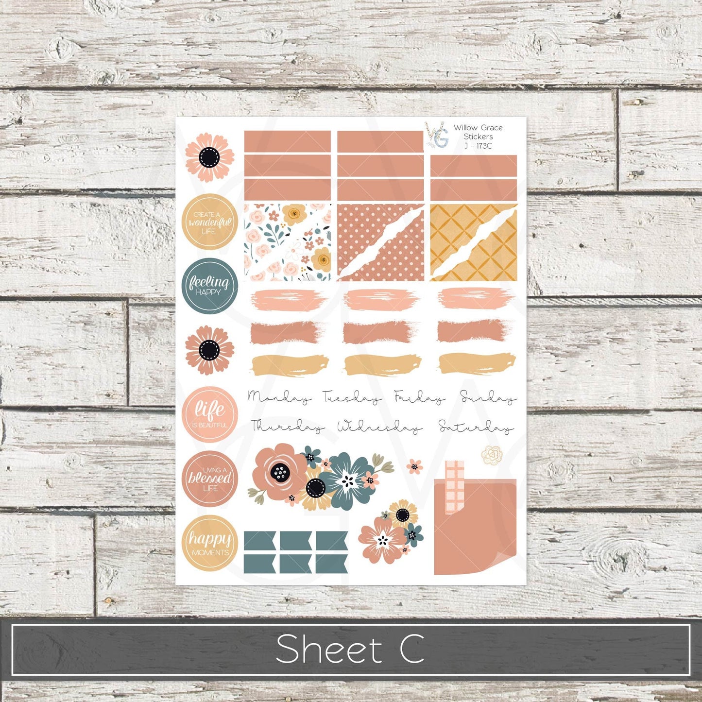Journaling  Stickers • Planner Stickers • JOUR-173