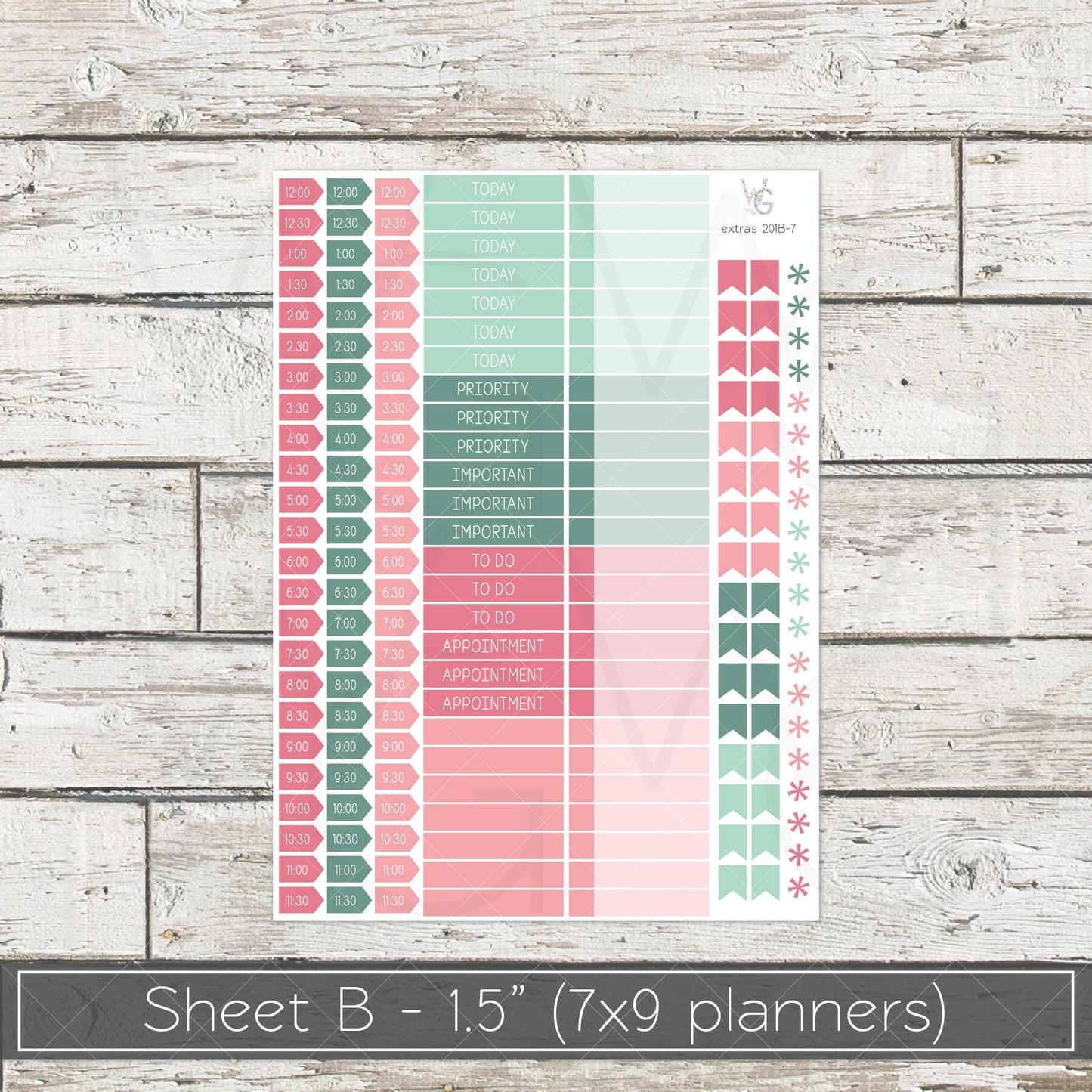 Planner Stickers • Extras • Icons • Planner Stickers • EX-201