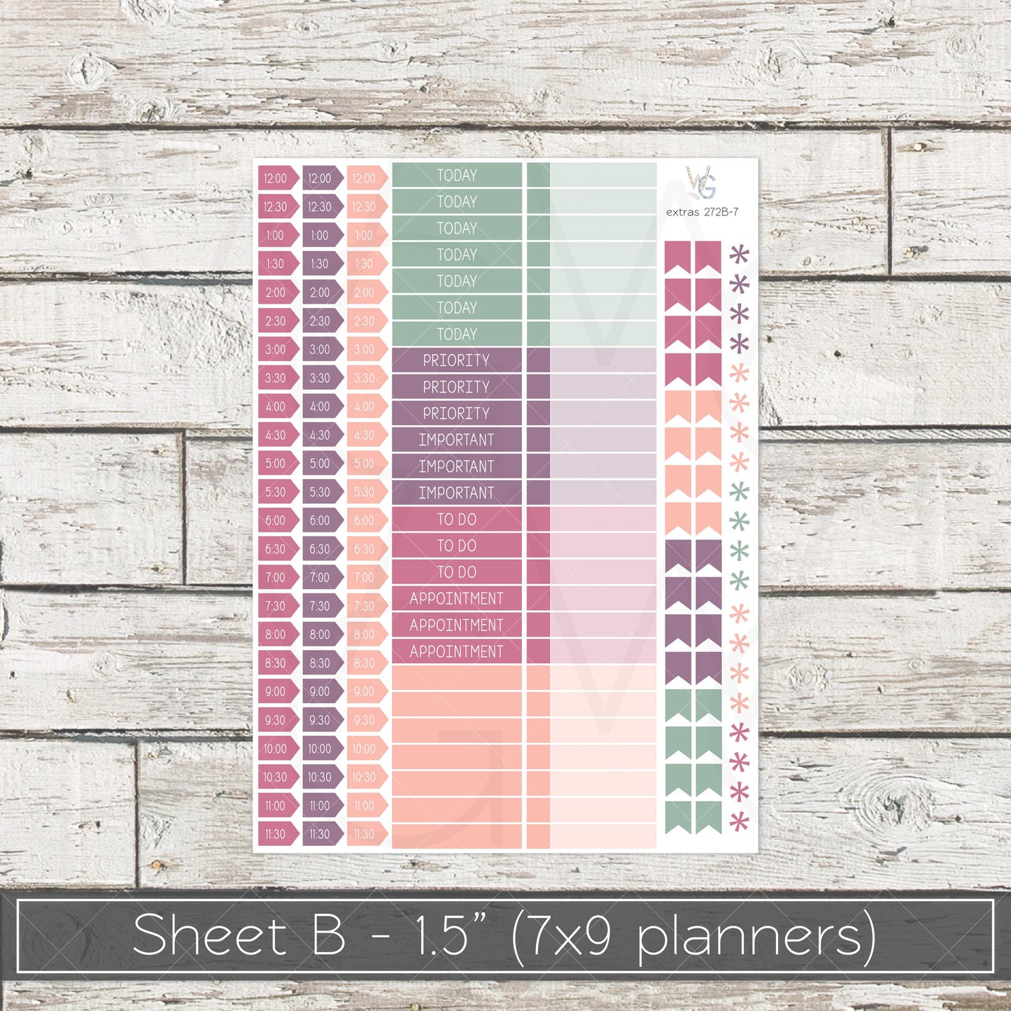 Planner Stickers • Extras • Icons • Planner Stickers • EX-272