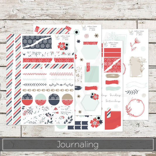 Journaling  Stickers • Planner Stickers • JOUR-365