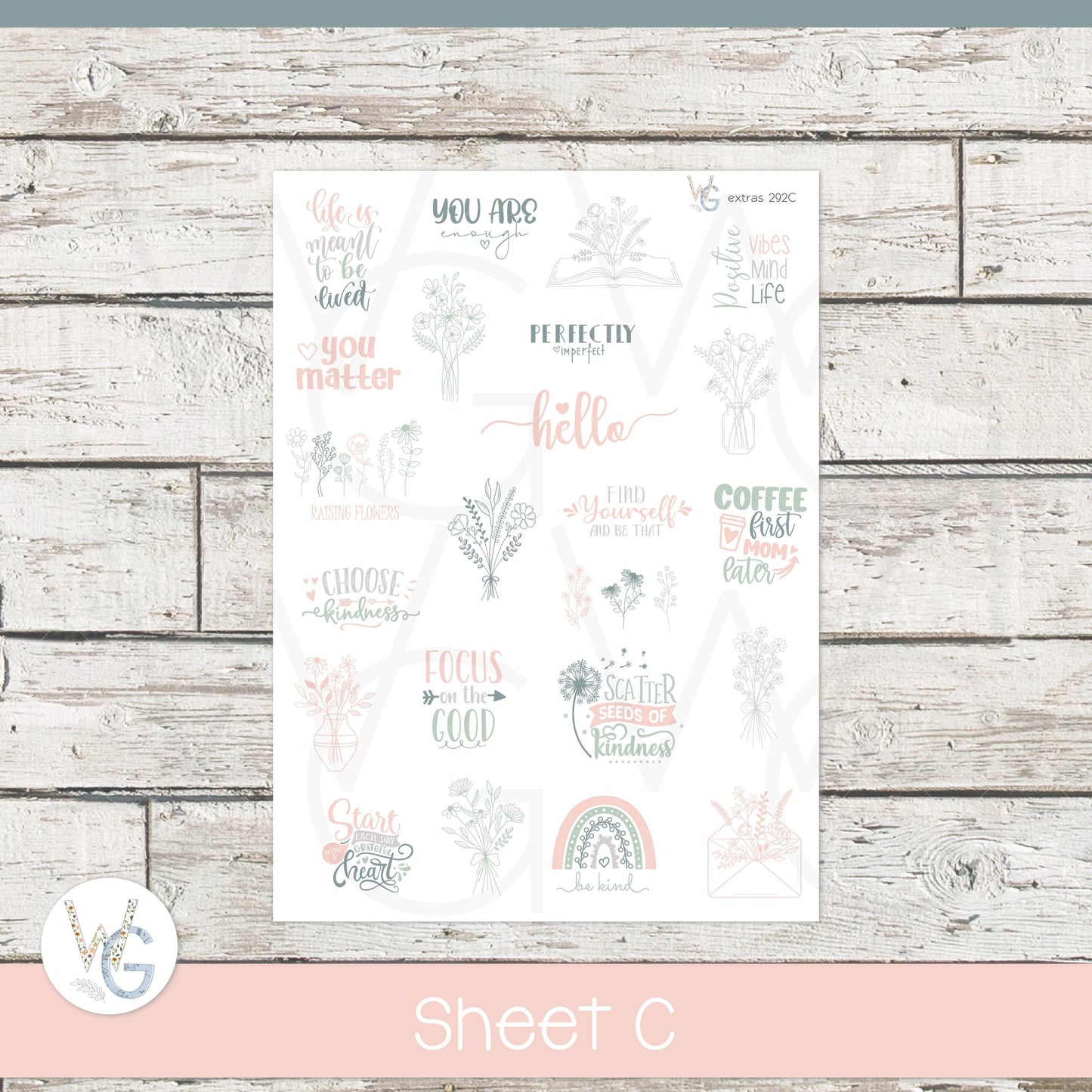 Planner Stickers • Extras • Icons • Planner Stickers • EX-292