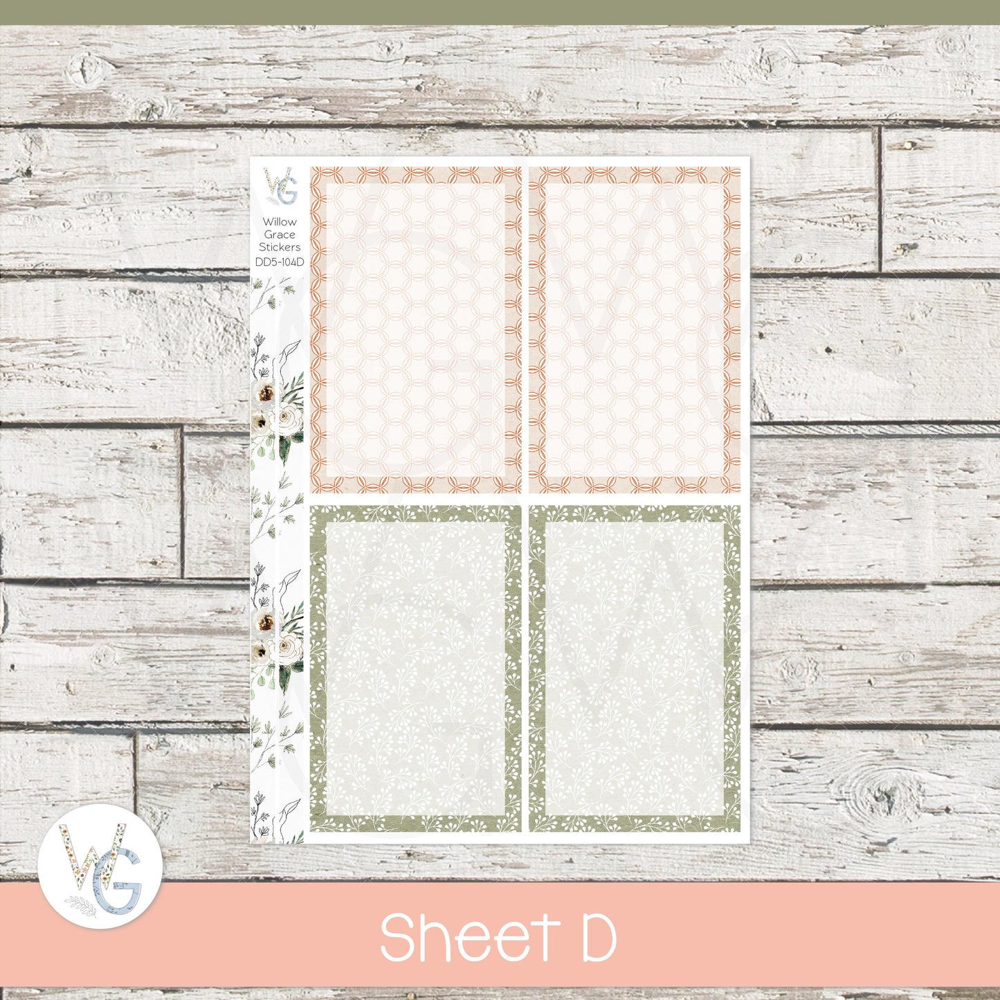 EC A5 Daily Duo Sticker Kit • DD5-104