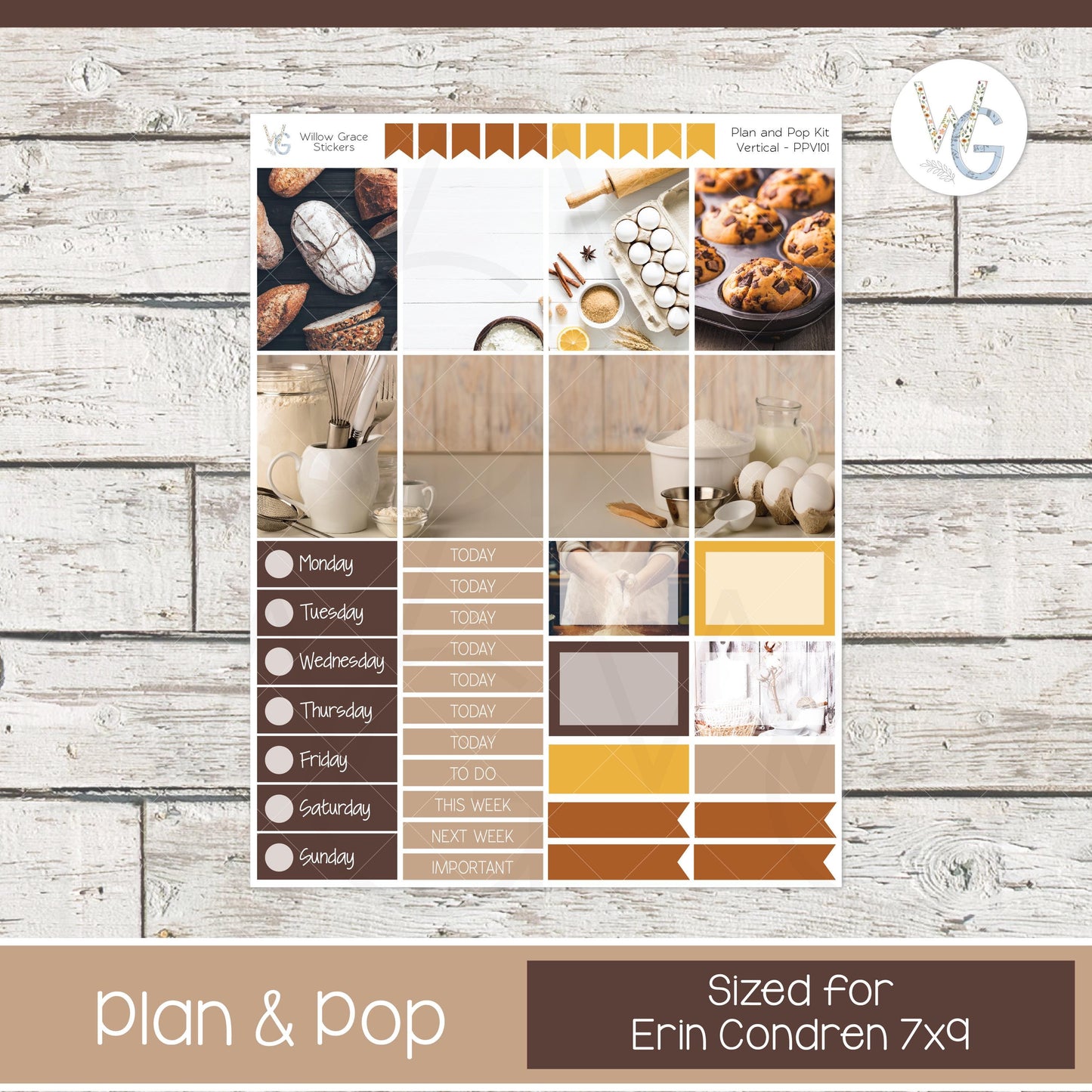 Plan & Pop • Planner Stickers • PPV-101