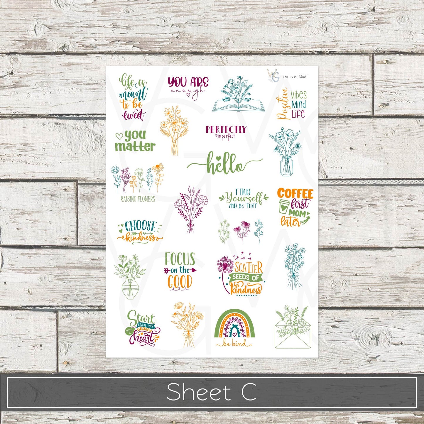 Planner Stickers • Extras • Icons • Planner Stickers • EX-144