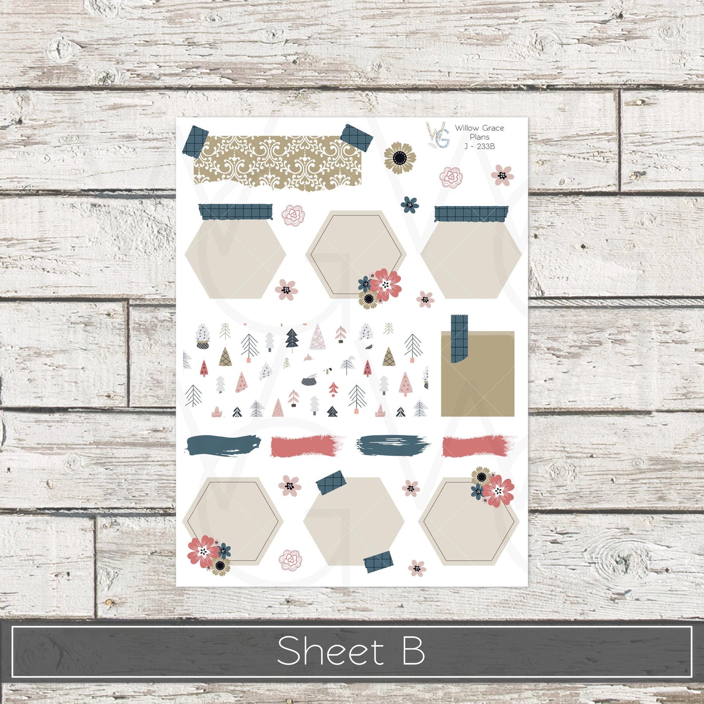 Journaling  Stickers • Planner Stickers • JOUR-233