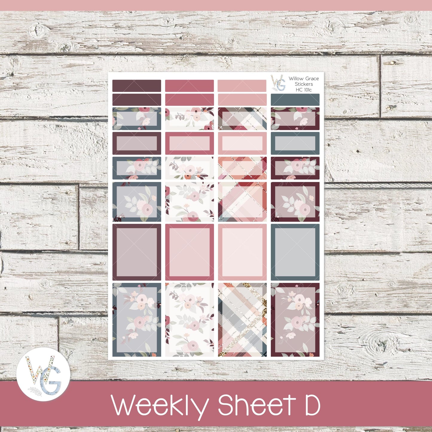 Hobonichi Cousin (A5) Weekly/Daily Sticker Kit • HW-101
