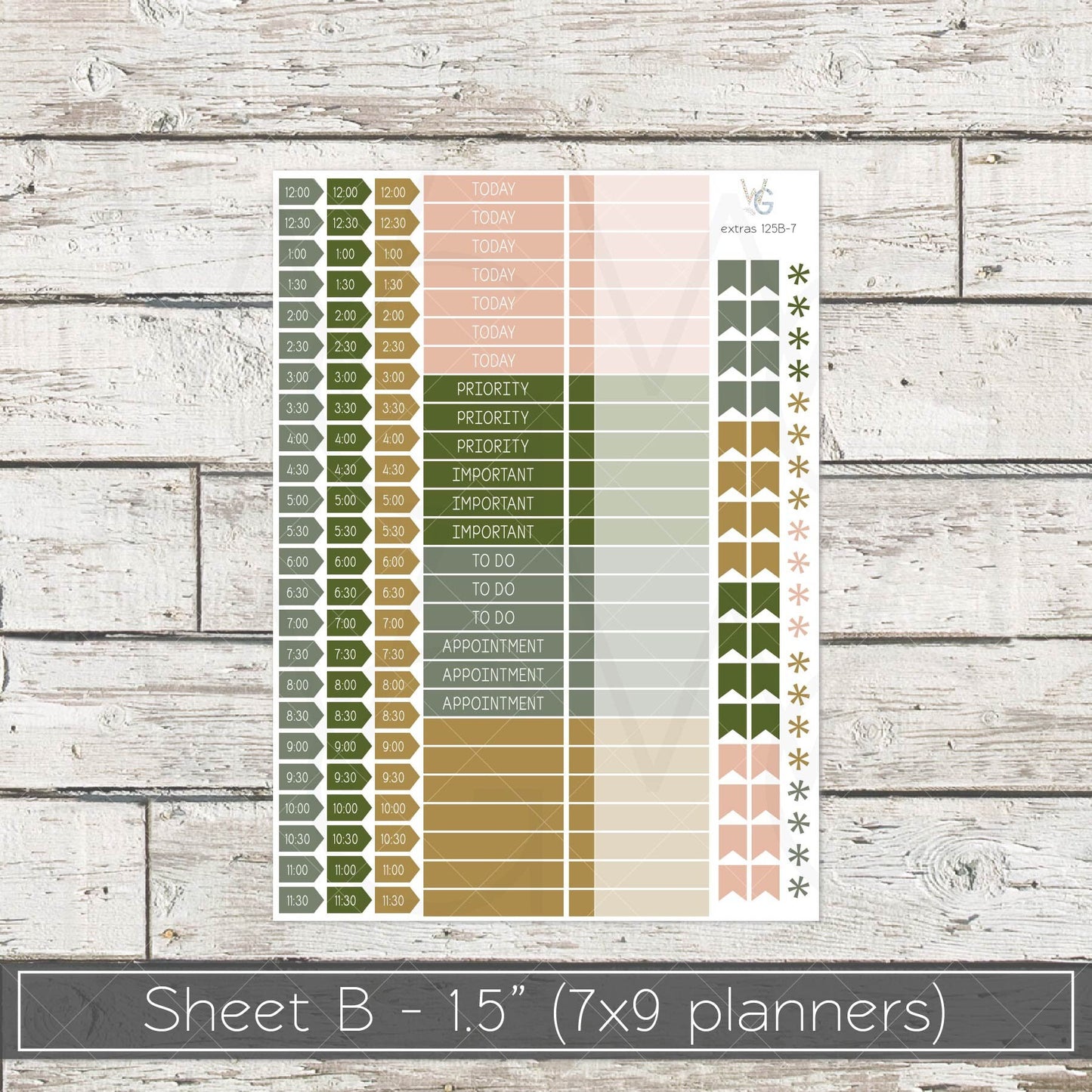 Planner Stickers • Extras • Icons • Planner Stickers • EX-125