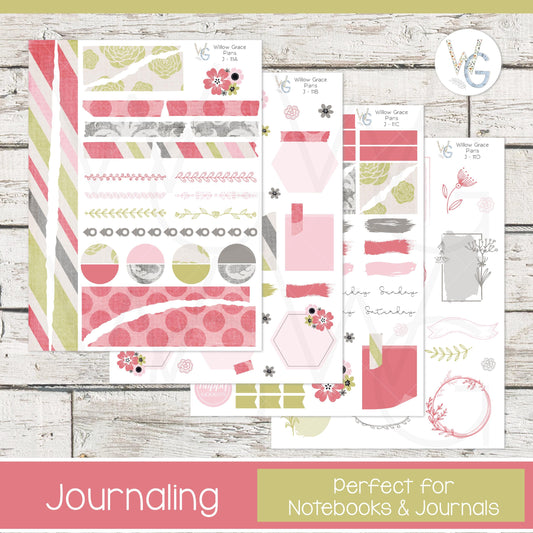 Journaling Stickers • Planner Stickers • JOUR-111