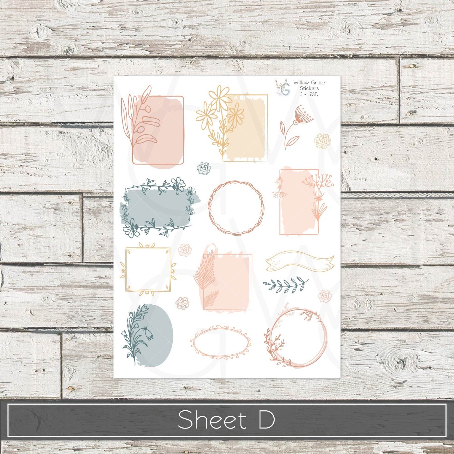 Journaling  Stickers • Planner Stickers • JOUR-173