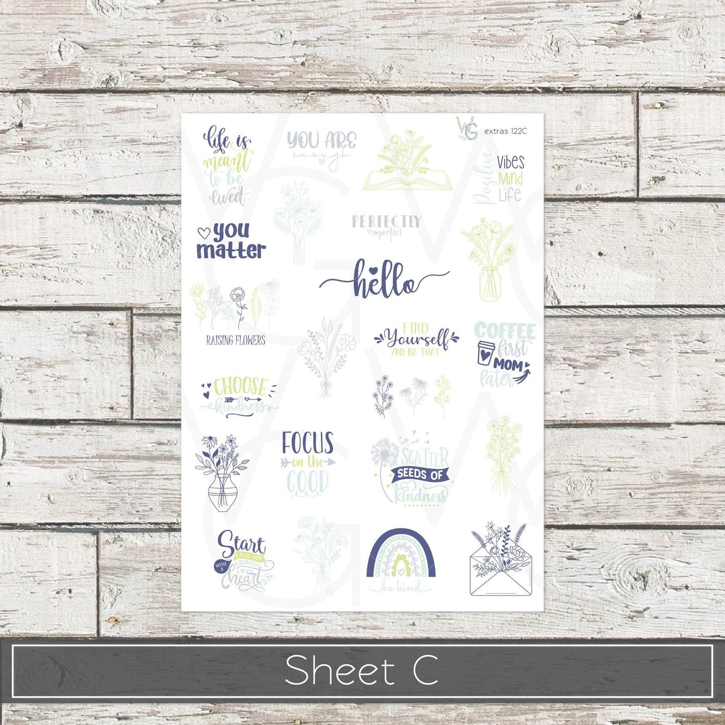 Planner Stickers • Extras • Icons • Planner Stickers • EX-122