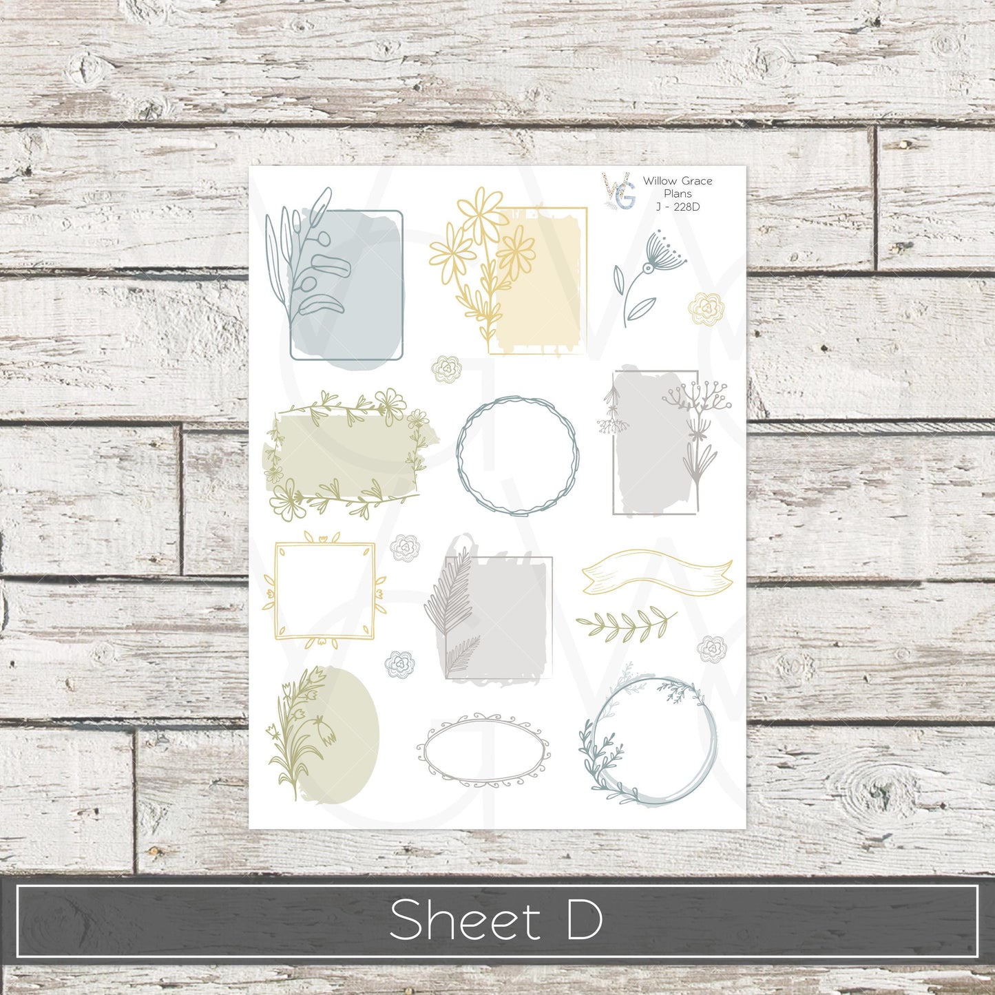 Journaling  Stickers • Planner Stickers • JOUR-228